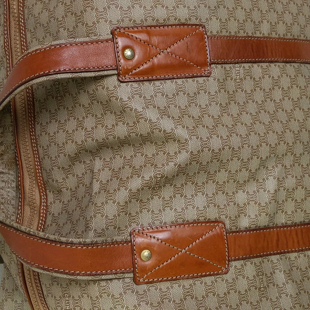 Celine Vintage Macadam Blason Large Boston Travel Bag - Picture 7 of 17